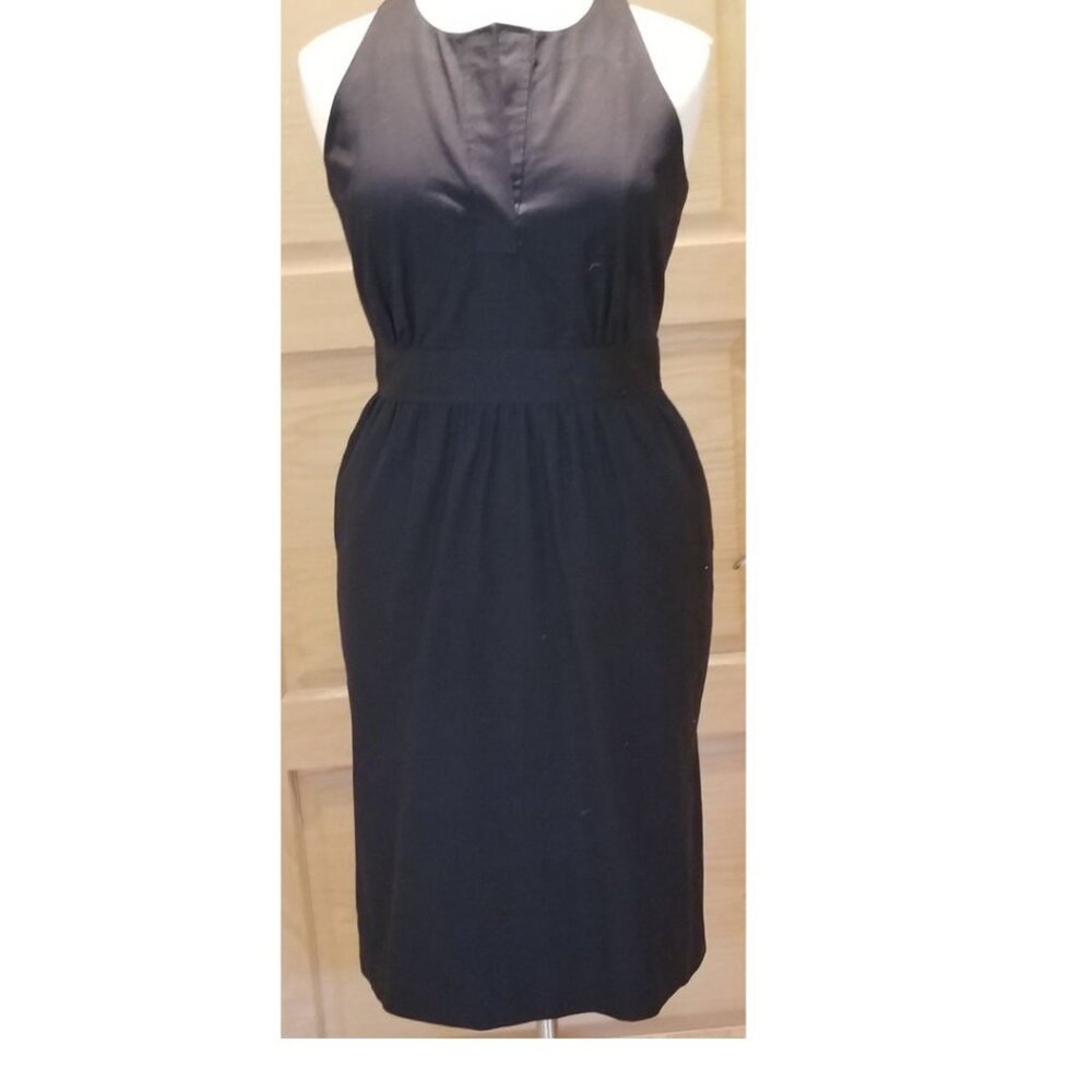 Carolina Herrera Black Sheath Dress - Size 14